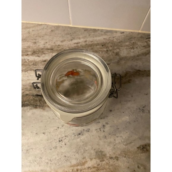 Vintage Mushroom and veggie glass French Jar - Picture 7 of 7